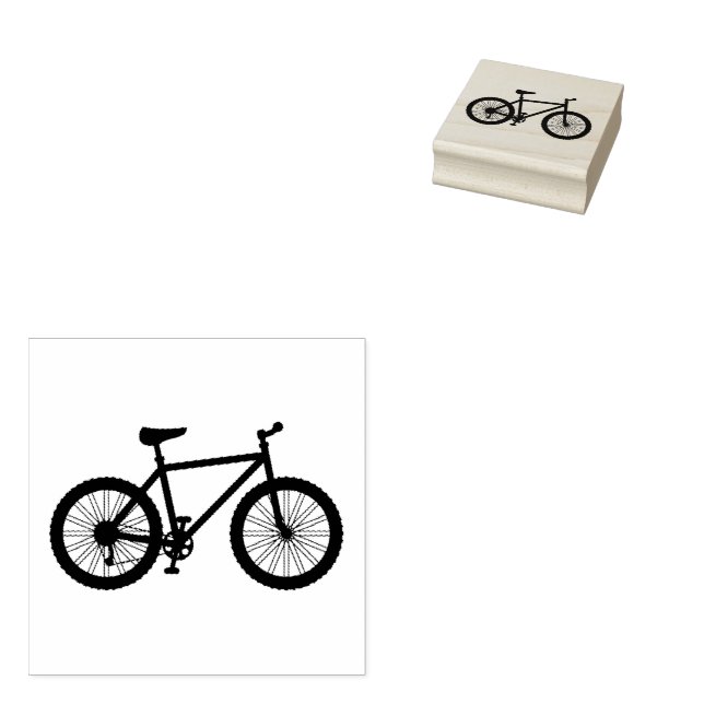 Bike Rider Gummistempel (Stempel)