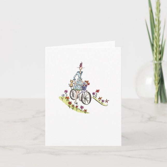 Bike Rider / Lulu Notes 4 x 5.6 carte de note (Devant)