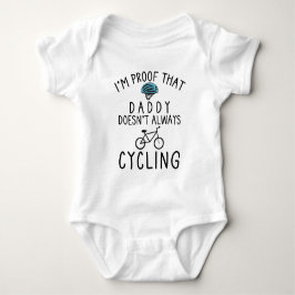 Bike Rider Säugling | Funny Cycling Vater Baby Strampler