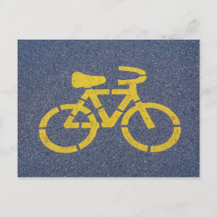 Bike-Signatur-Postkarte Postkarte