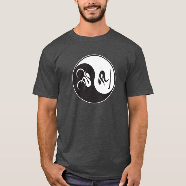 BIKE-SKI YIN-YANG T-Shirt (Vorderseite)