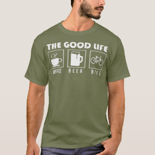 Bike spendet das schöne Kaffeemaschinenrad T-Shirt