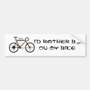 Bike Sport - Radfahren, Radfahren, Fahrrad Autoaufkleber