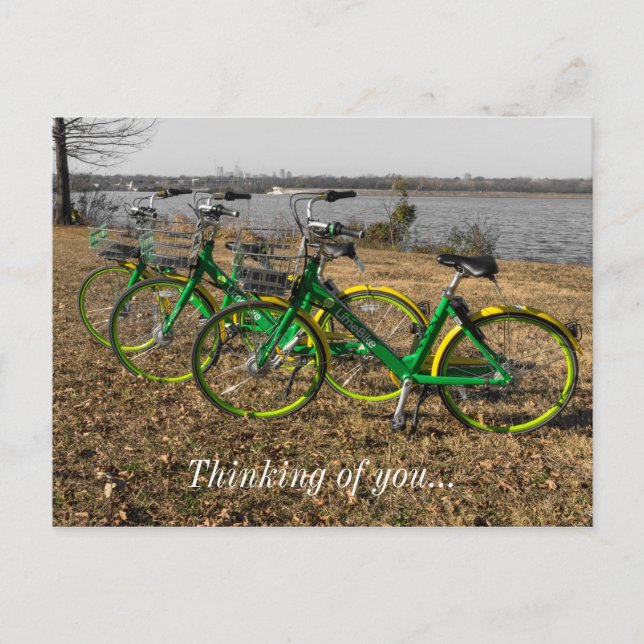 Bike Triplets Postkarte (Vorderseite)