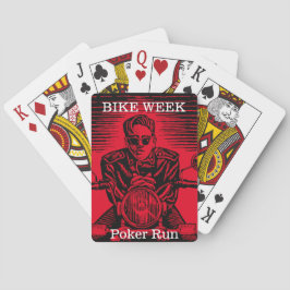 Bike Week Poker Führen Sie ein individuell anpassb Spielkarten