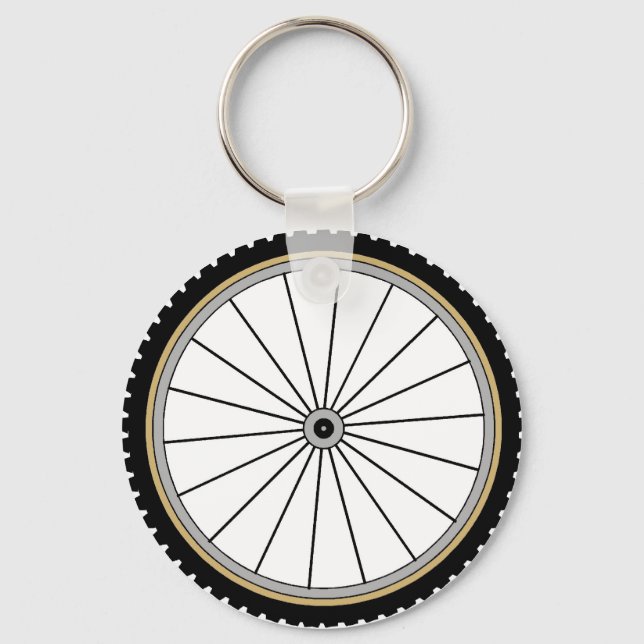 Bike Wheel Schlüsselanhänger (Vorderseite)