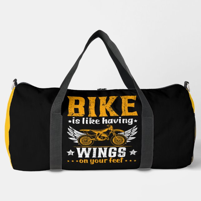  Bike Wings On Your Feet Duffle Bag (Vorderseite)