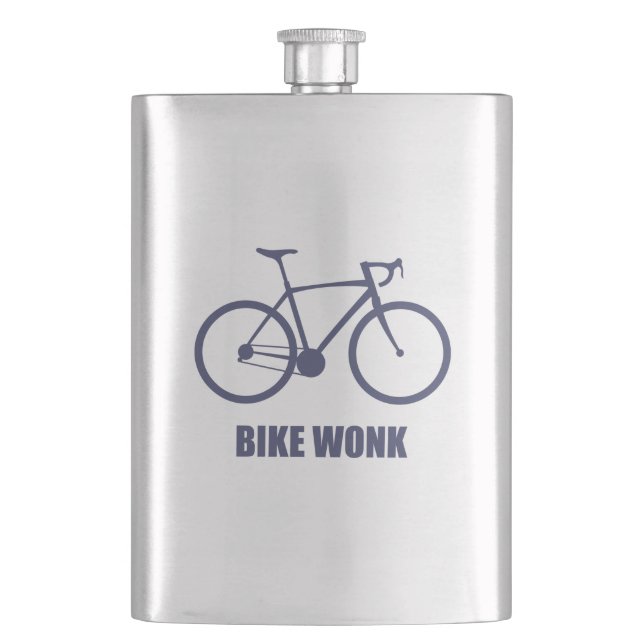 Bike Wonk Flachmann (Vorderseite)