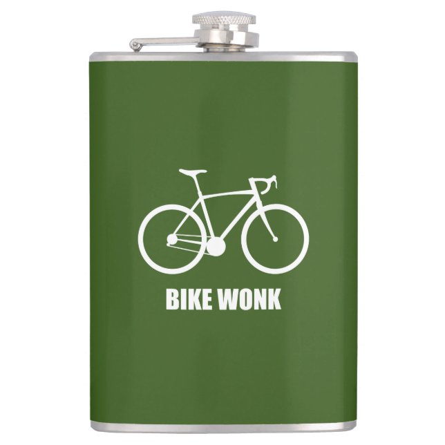 Bike Wonk Flachmann (Vorderseite)