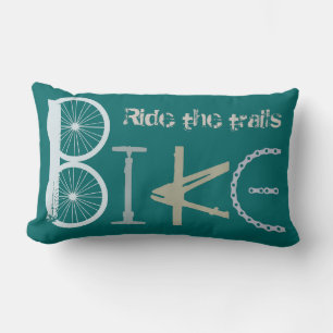 Bike Words Graffiti von Parts Graphic Art Lendenkissen