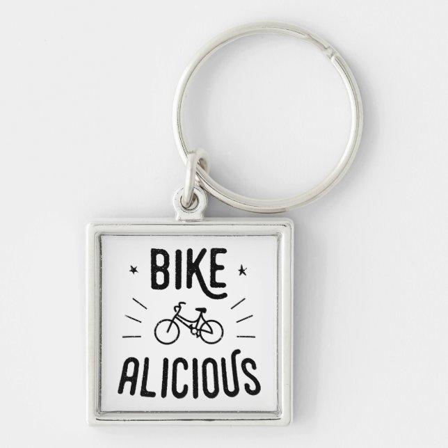 Bikealicious Schlüsselanhänger (Vorne)