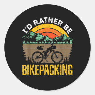 Bikepack Bikepacker Mountainbike Bike Bike Runder Aufkleber