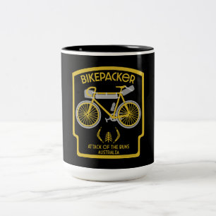 Bikepack der australischen Anschläge auf die Waffe Zweifarbige Tasse