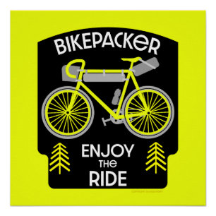 Bikepack   Rückpackung   Touren   CAMPING Poster