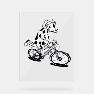 Bikepacking Klassischer T - Shirt Acrylschild