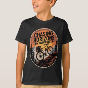 Bikepacking Outdoor Mountainbike Jagd auf den Hori T-Shirt