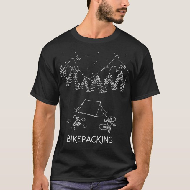 Bikepacking Traum T-Shirt (Vorderseite)