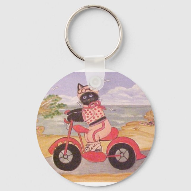 BIKER BETTY SCHLÜSSELANHÄNGER (Vorderseite)