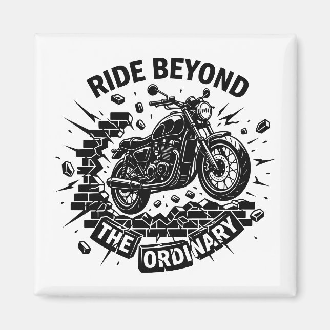 Biker Beyond Limits Fahrt Magnet (Vorne)