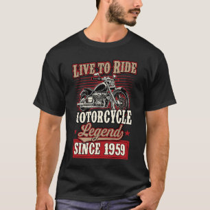 Biker-Biker-Legende seit 1959 T-Shirt