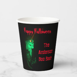 Biker Billy Halloween Skeleton Pappbecher