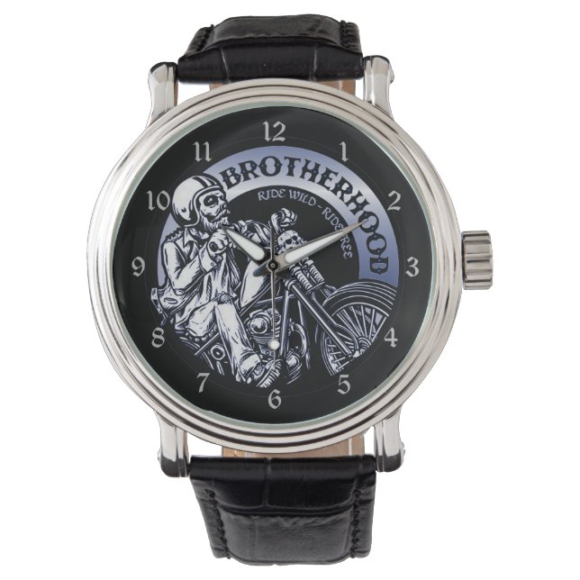 Biker-Bruderschaft Armbanduhr (Vorderseite)