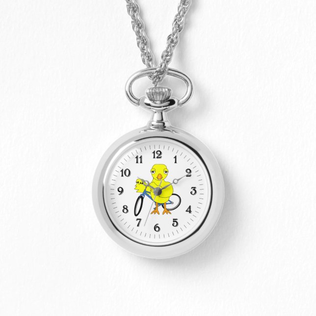 Biker Chick Armbanduhr (Vorderseite)