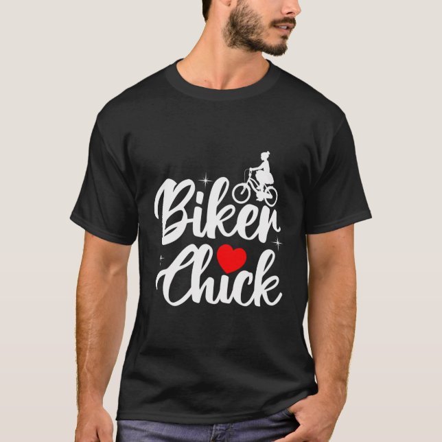 Biker Chick T-Shirt (Vorderseite)