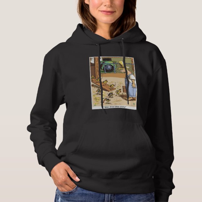 Biker Chicks Frauen schwarz gekleidetes Sweatshirt (Vorderseite)