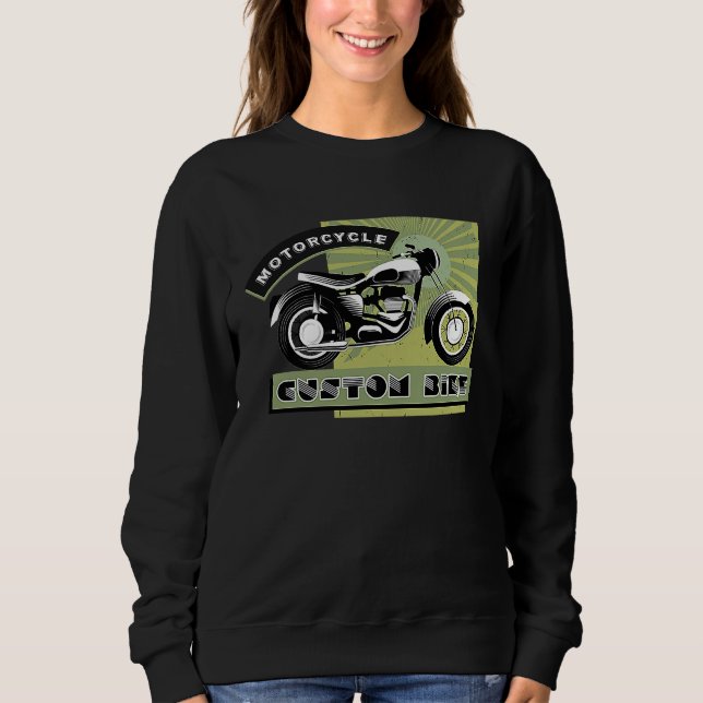 Biker Clothing Ride Legendary Motorcycles Sweatshirt (Vorderseite)