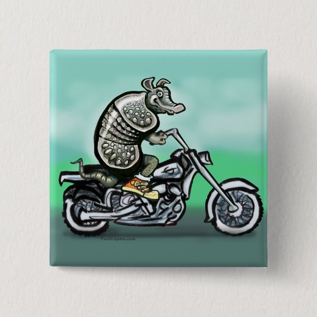 Biker Club Dillo Button (Vorderseite)