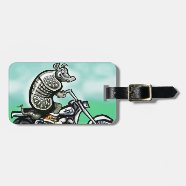 Biker Club Dillo Gepäckanhänger (Vorderseite horizontal)