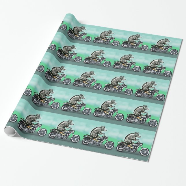 Biker Club Dillo Geschenkpapier (Ungerollt)