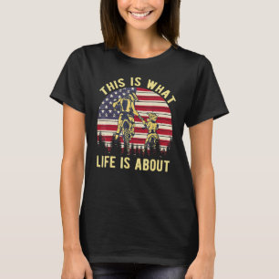 Biker Das ist, was das Leben ist über American Ret T-Shirt