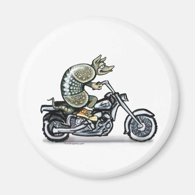 Biker Dillo Magnet (Vorne)