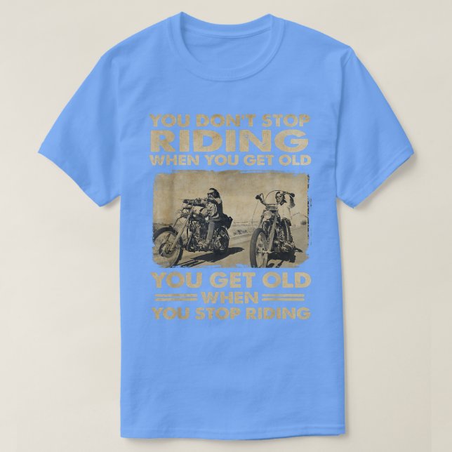 Biker, du bekommst kein altes Shirt (Design vorne)