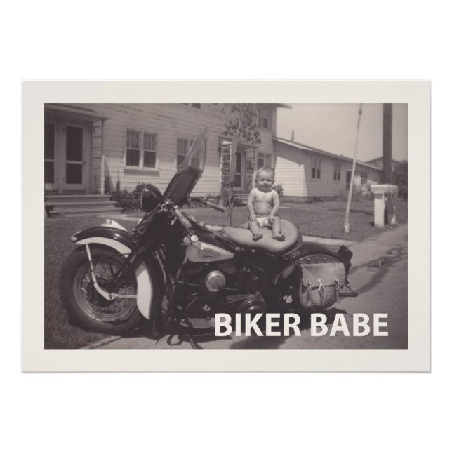 Biker Fotodruck (Vorne)