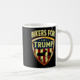 Biker für Trump lustiges Biker-Geschenk Biker für Kaffeetasse