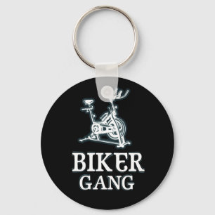 Biker Gang Funny Spin Saying Gym Workout Spinning Schlüsselanhänger
