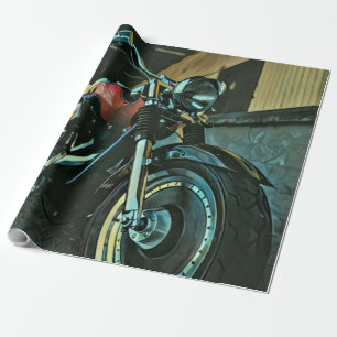 Biker gifts geschenkpapier