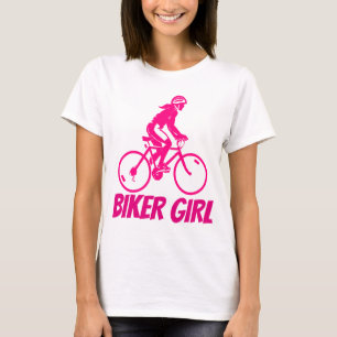 BIKER GIRL, Ladys BICYCLE T - Shirt