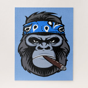 Biker Gorilla rauchen Zigarrenart