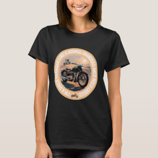 Biker Grandad Much Cooler Best Grandpa Ever Motorb T-Shirt