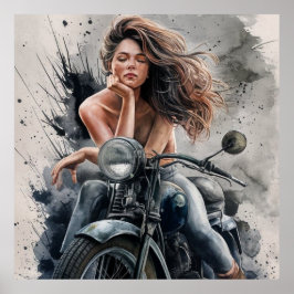 Biker Gres Poster