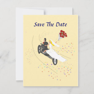Biker-Hochzeit Termin merken Save The Date