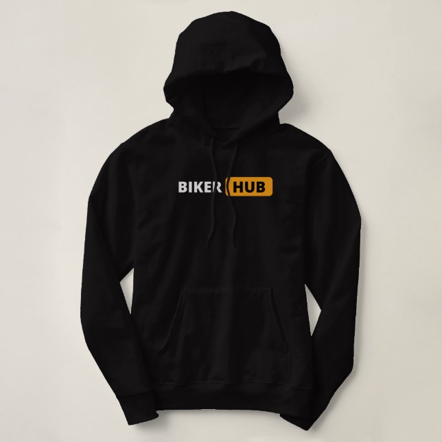 BIKER HUB ist der ideale Paradies für Hombres y mu Hoodie (Design vorne)