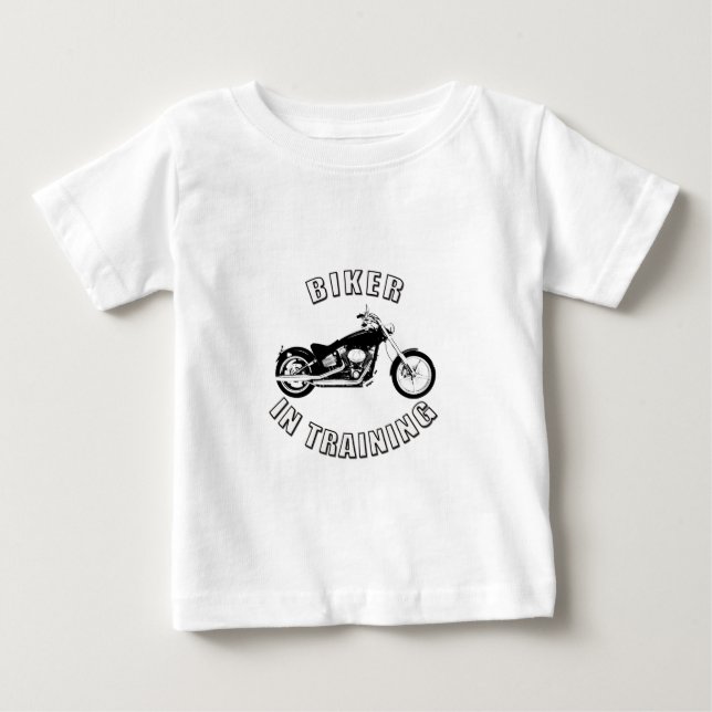 Biker in der Ausbildung Baby T-shirt (Vorderseite)