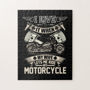 Biker Life USA Männer ich Liebe es, wenn meine Eh