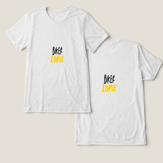 #Biker Love  T-Shirt Tri-Blend Shirt (Design Vorderseite & Rückseite)
