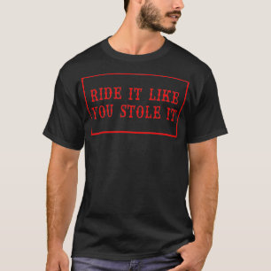 Biker mc Patch-Anhänger zitieren rot weiß T-Shirt